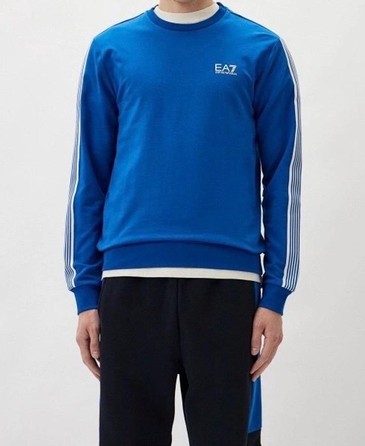 Синий свитшот Emporio Armani