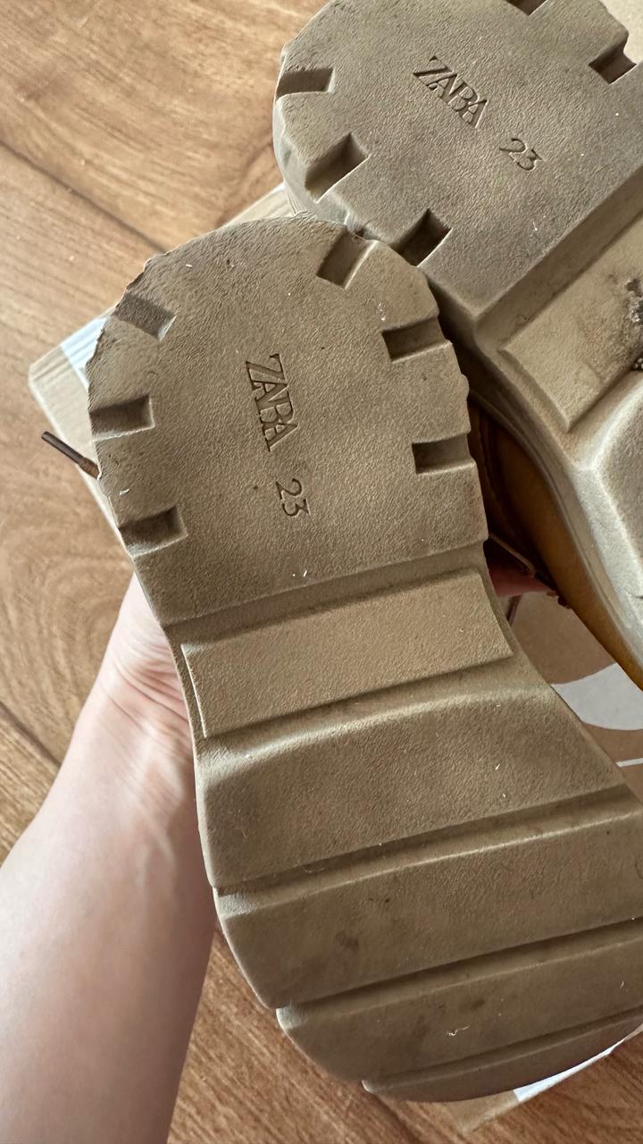 Детские ботинки ZARA 🤎