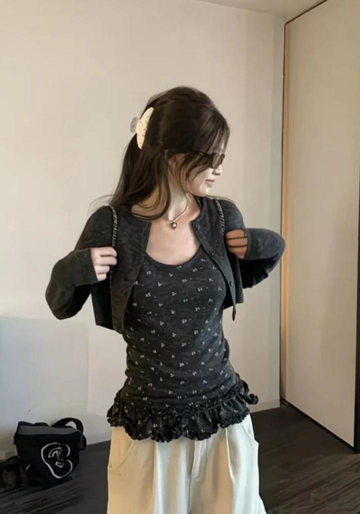 Топ с балеро + платье в подарок