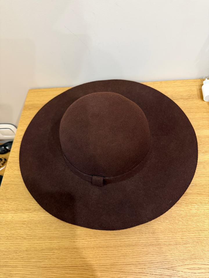 Коричневая шляпа