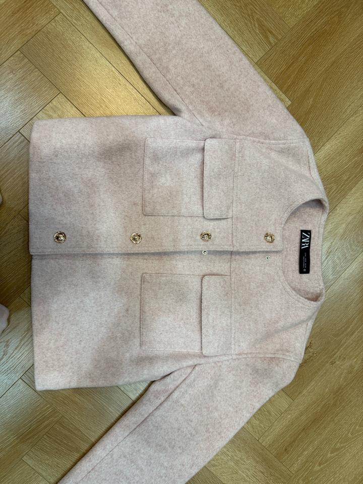 Розовый жакет Zara