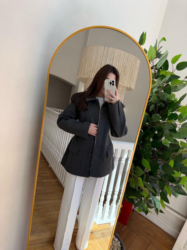 Пиджак серый