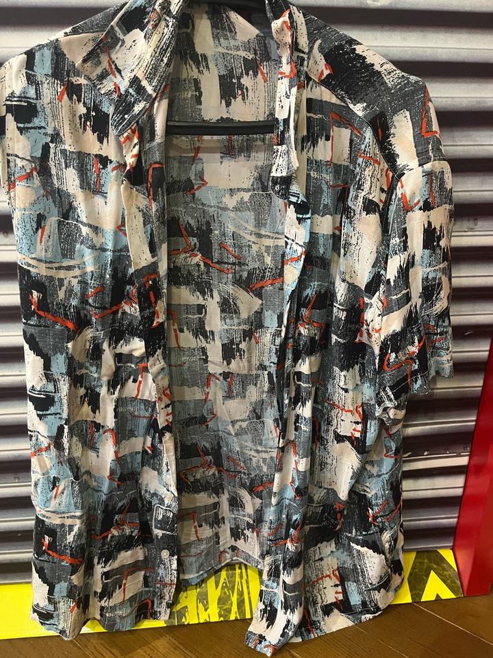 Гавайская рубашка (overshirt) с абстрактным рисунком LCW Casual
