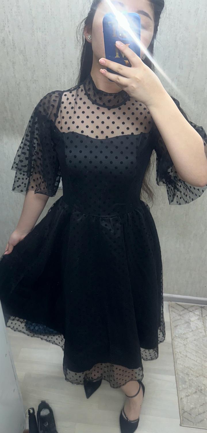 Черная вечерняя платье🖤