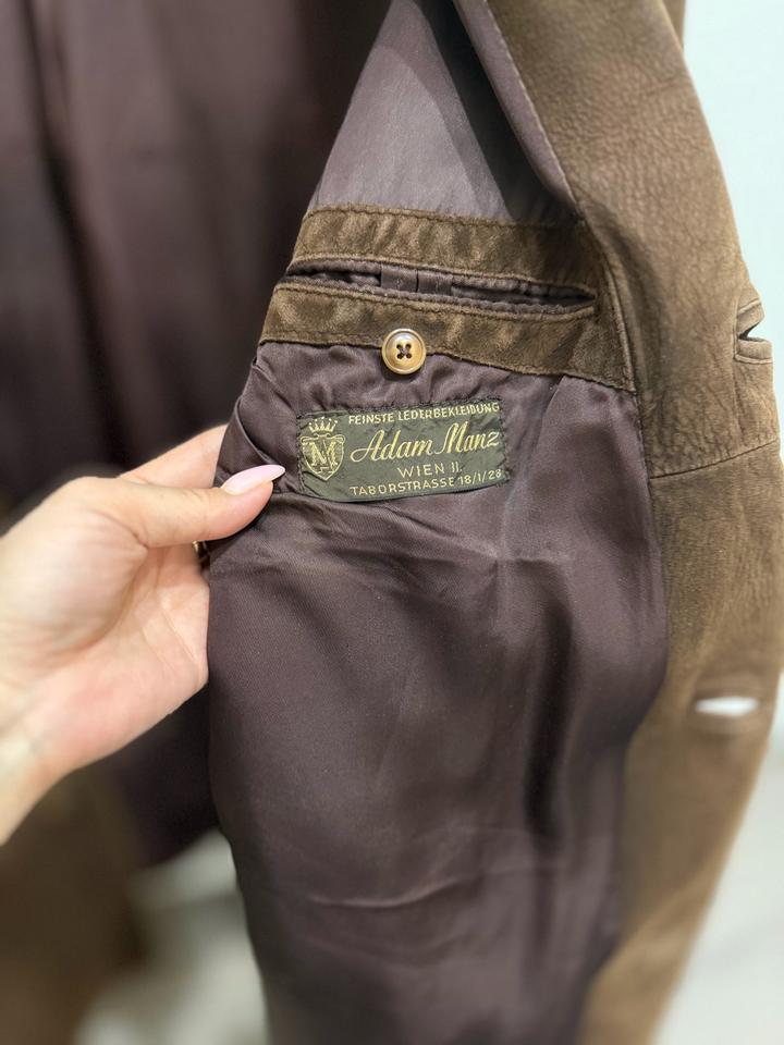 Куртка мужская из натурального замша Adam manz