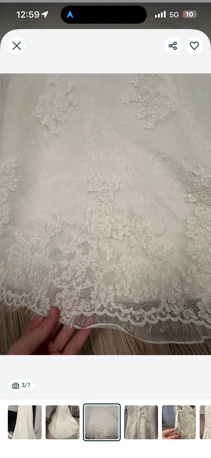 Свадебное платье Oleg Cassini xs-s