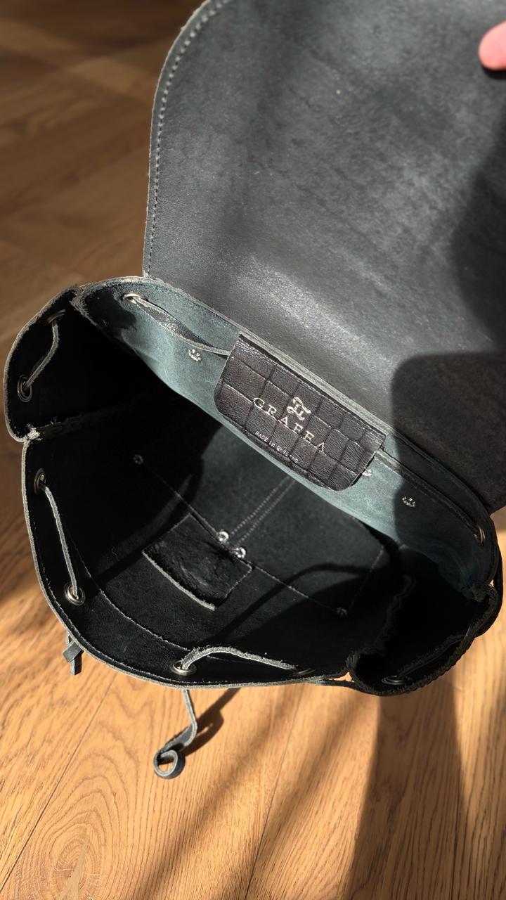 Кожаный рюкзак