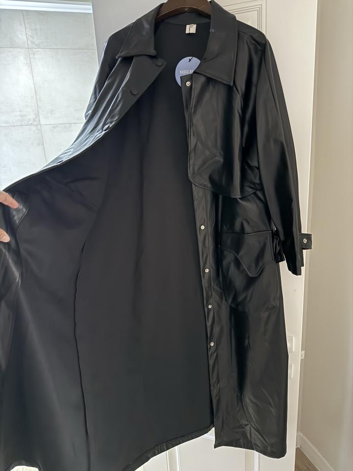 Тренч черный