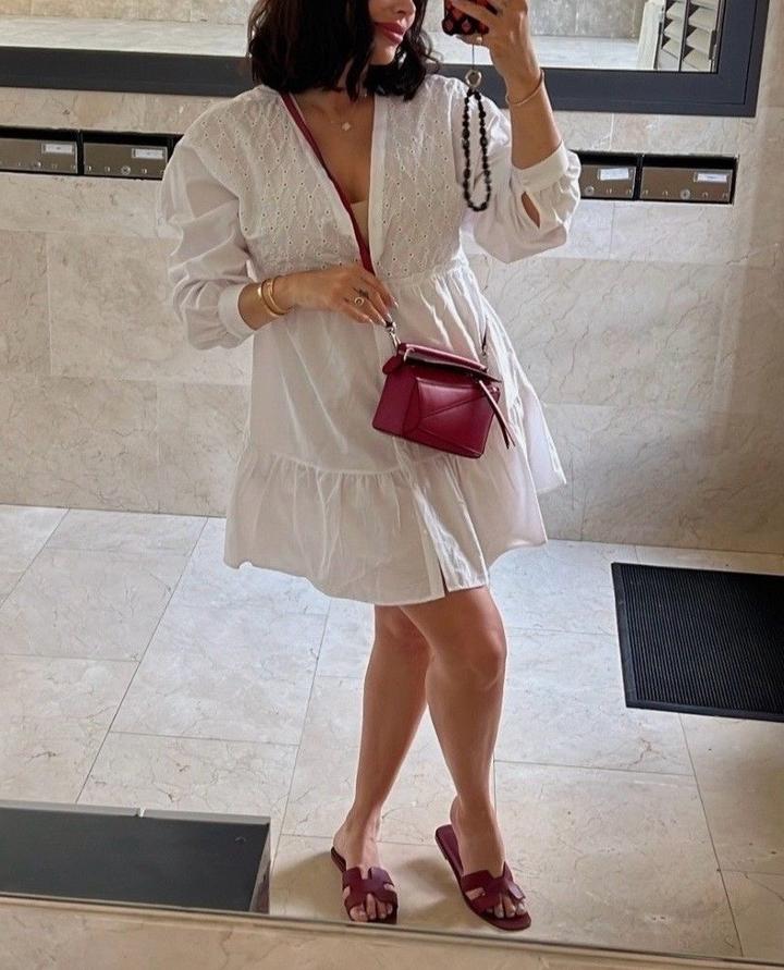 Белое платье Zara