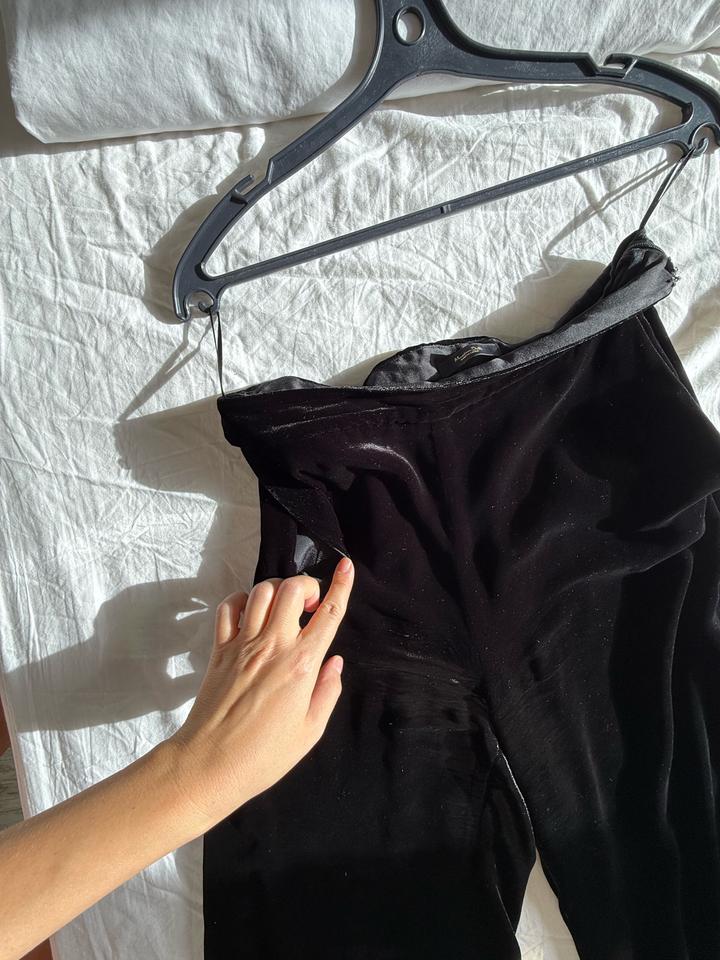 Бархатные брюки Massimo Dutti