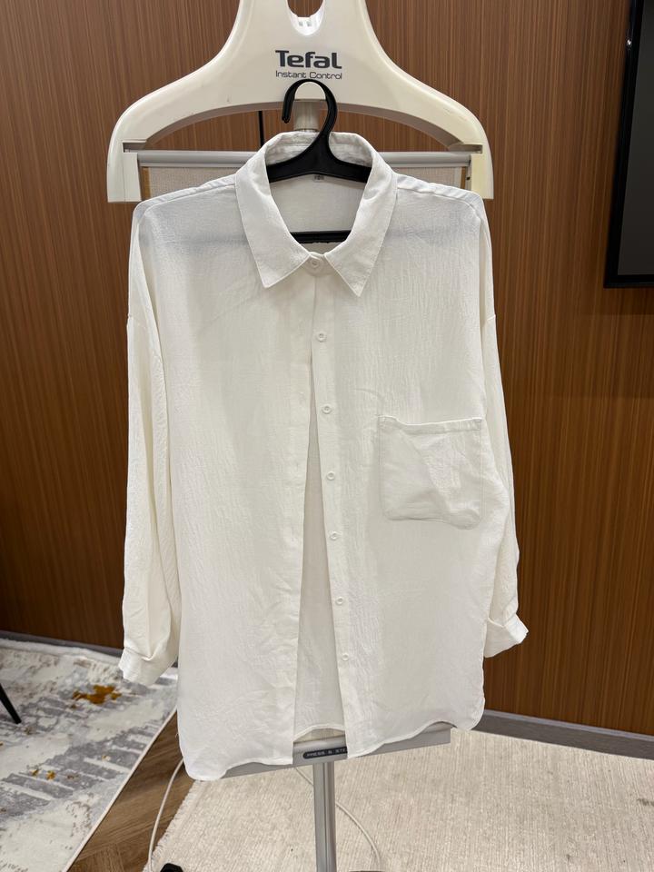 рубашка белая тонкая