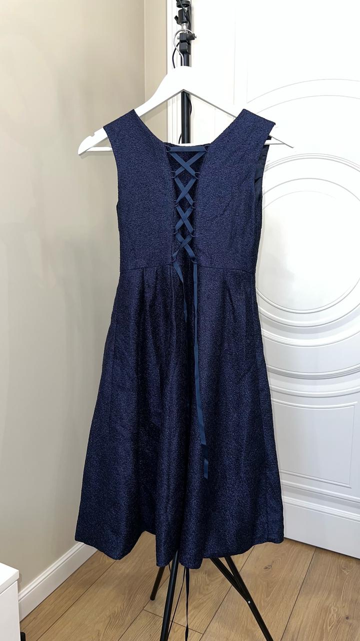 Платье синее