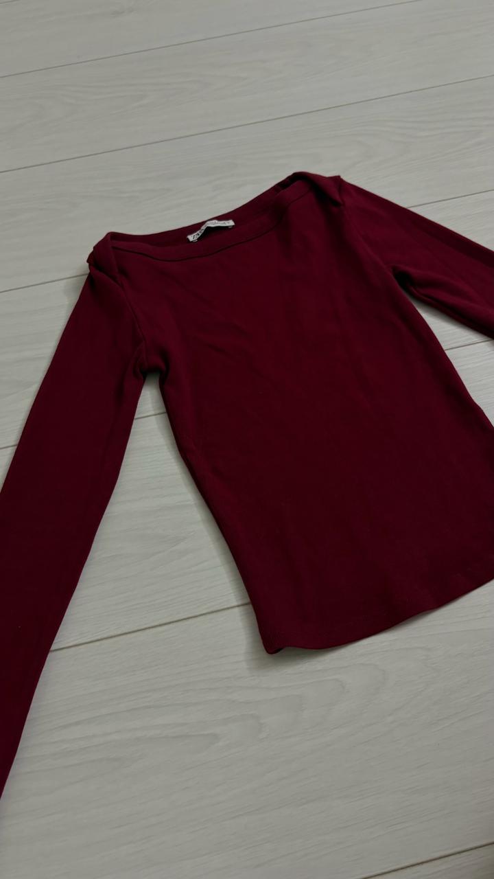 Зара лонгслив