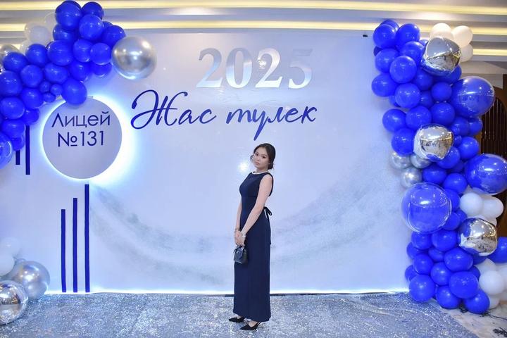 Синее платье