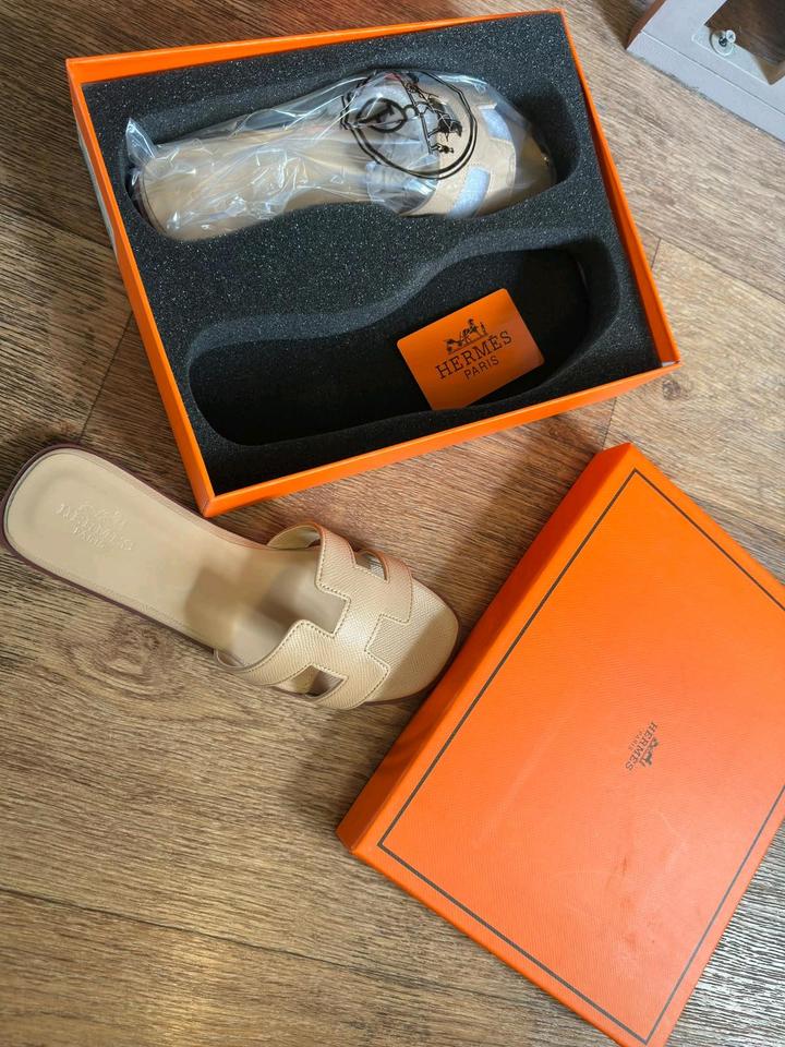 Тапочки шлепки Hermes 39 размер