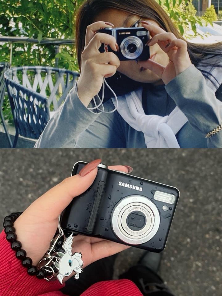 Винтажный цифровой фотоаппарат Samsung s830