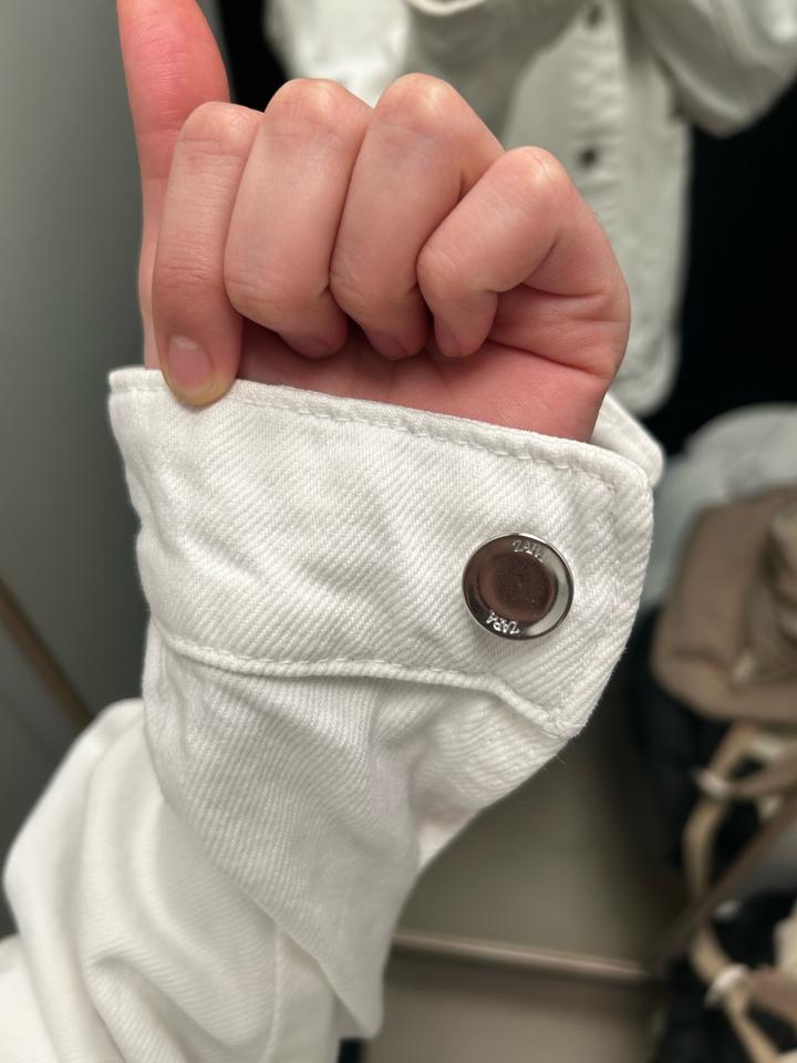 Белая джинсовка Zara