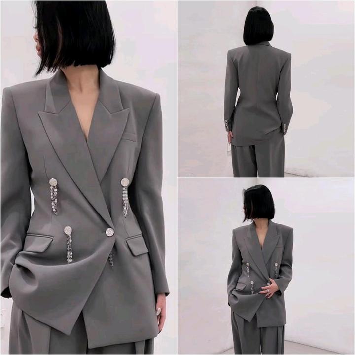 Женский костюм (пиджак + брюки)