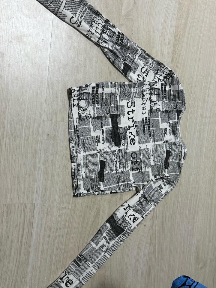 Лонгслив с принтом all-over