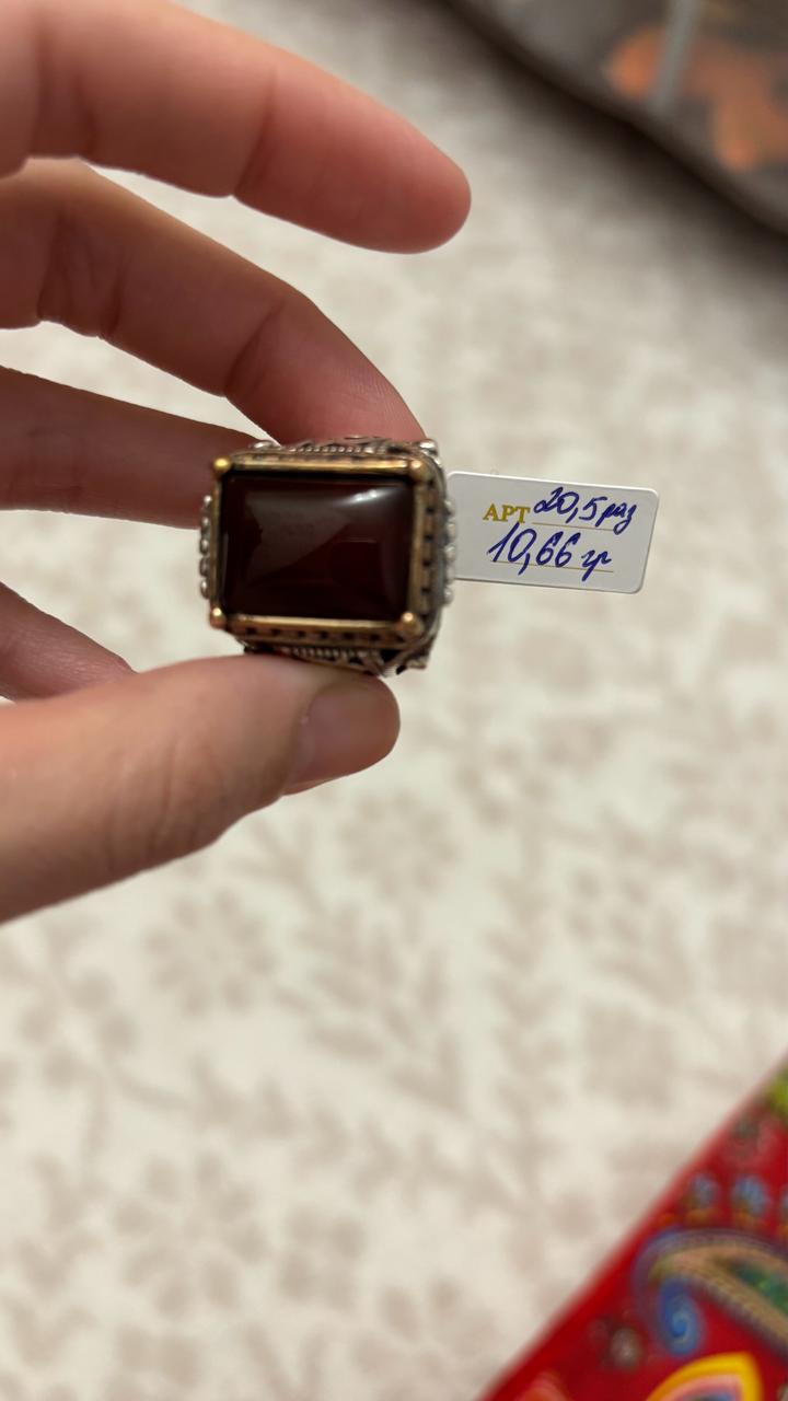 Мужской печатки из серебра 925 проба