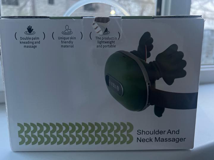 Массажёр для шеи и плеч (портативный, с эффектом разминания)
