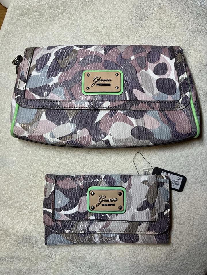 Набор клатч и кошелек Guess (новые)