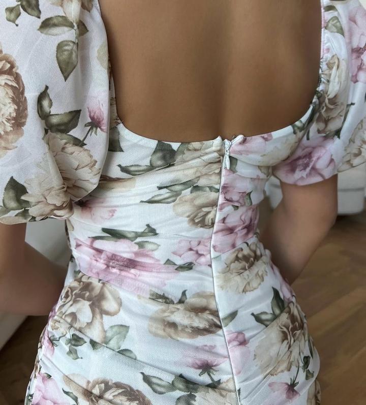 Платье цветочное