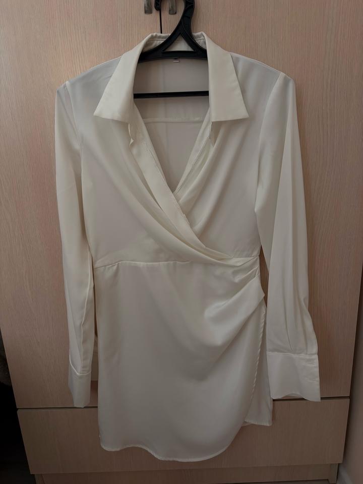 Белое платье турецкое дышащее