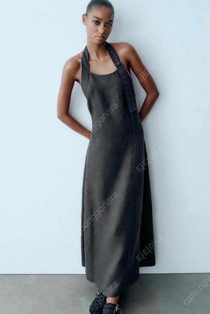 Льняное платье ZARA