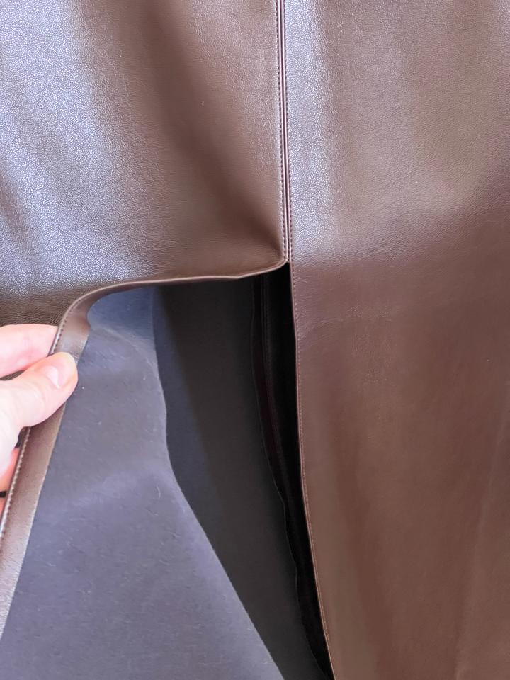 Юбка экокожа