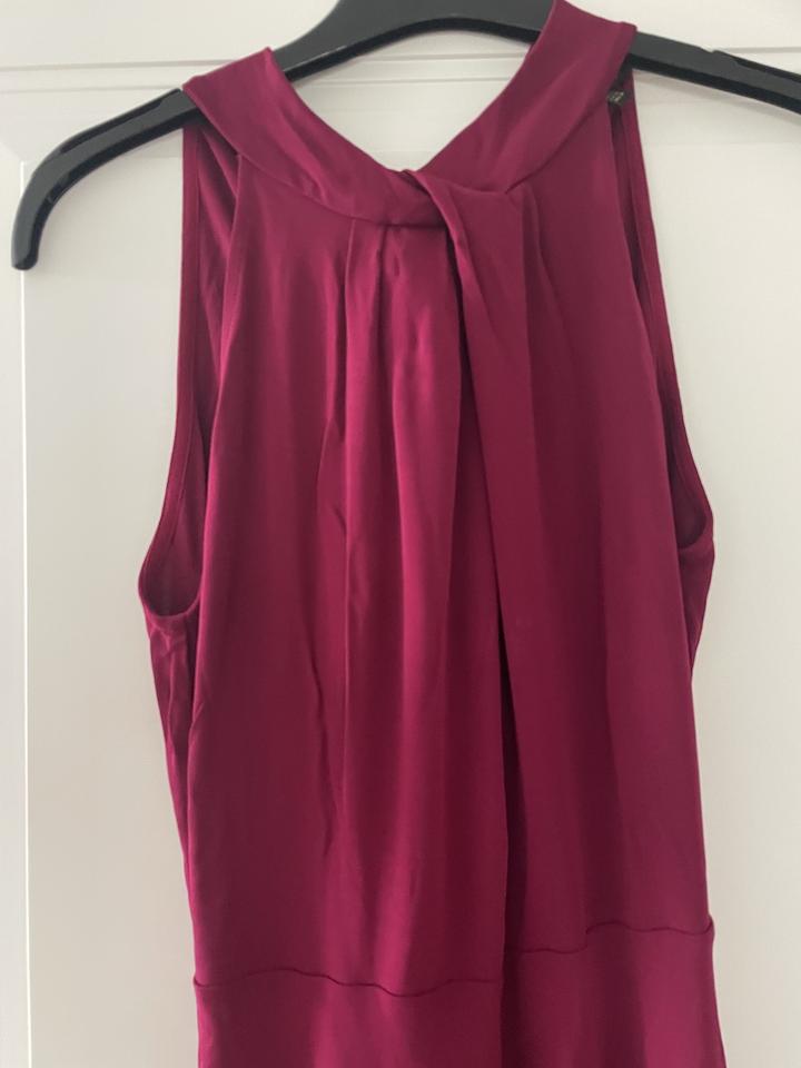 Платье Massimo dutti бордовое