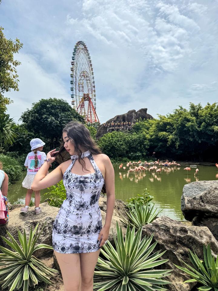 Платье с принтом