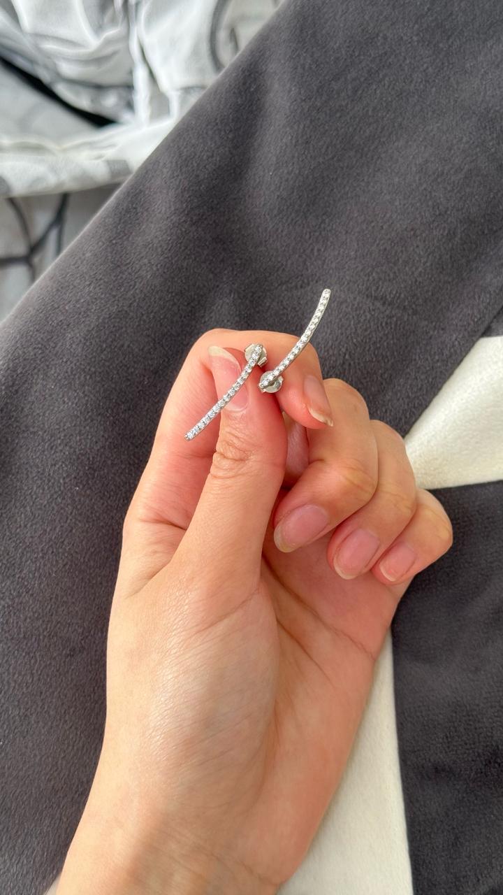 Нежные и утонченные серьги (серебро 925пробы)