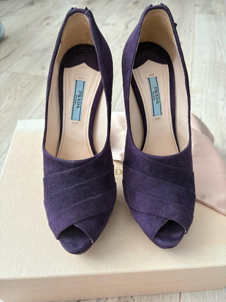 Туфли Prada Peep-Toe Platform Pumps