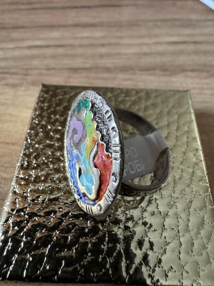 Кольцо новое, серебро