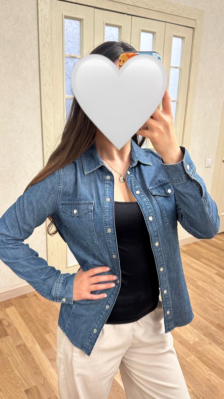 Рубашка джинсовая Massimo Dutti