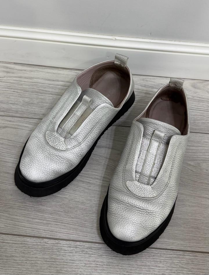 Мокасины кожаные