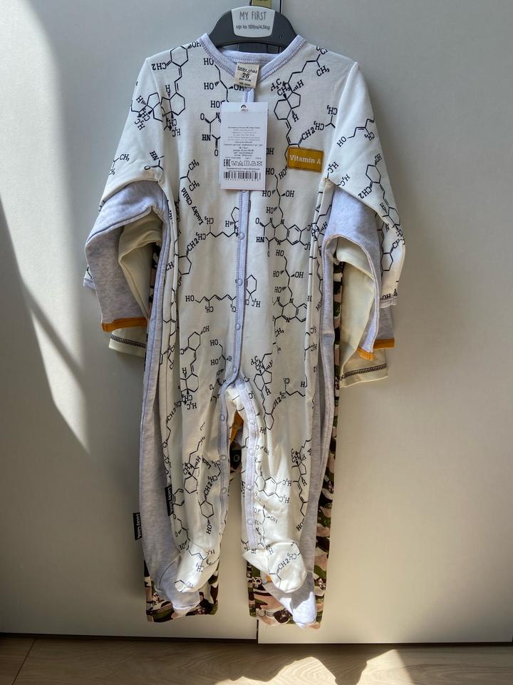 Детский комбинезон Lucky Child, размер 26, рост 80-86. 100% хлопок.