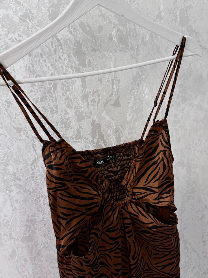 Платье миди ZARA