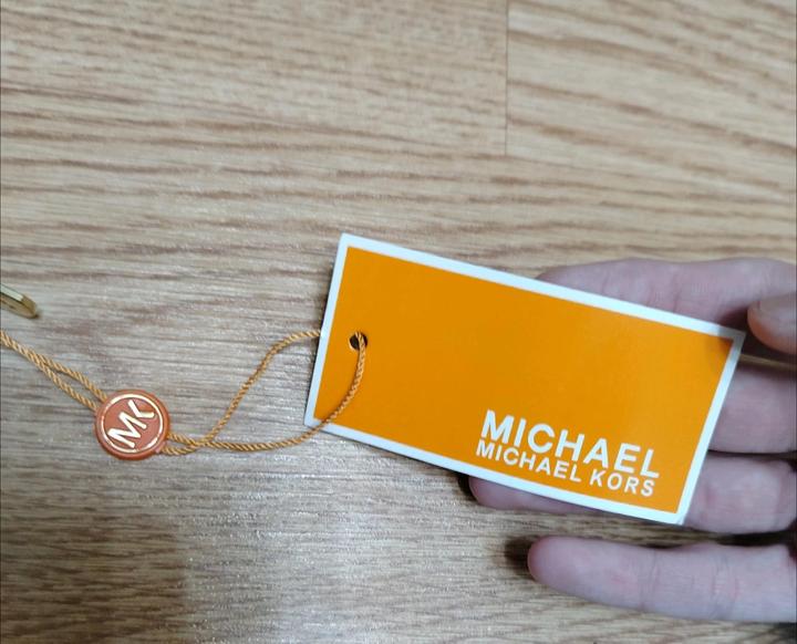 Голубая сумка Michael Kors