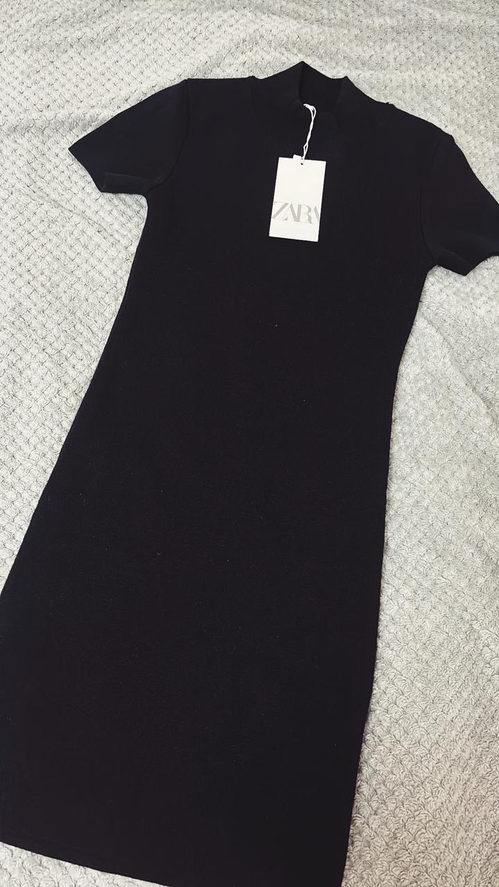 Черное платье zara