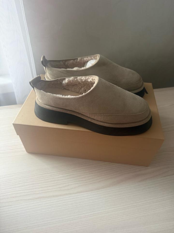 Меховые мюли Wandler