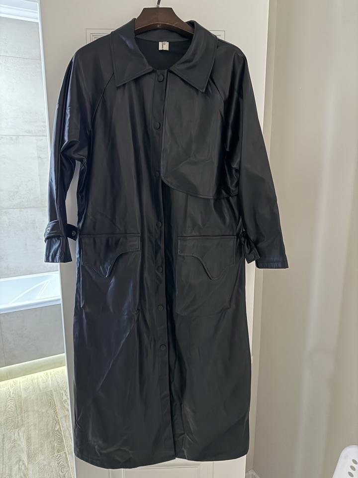 Тренч черный