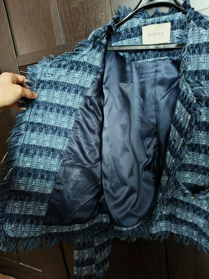 Жакет пиджак твидовый