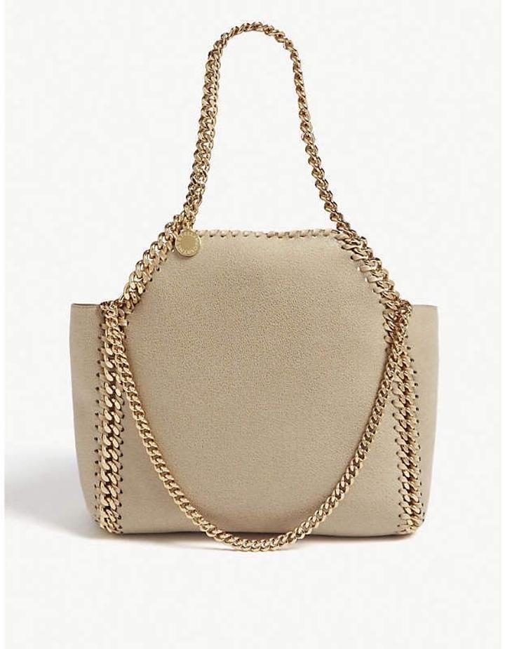 Stella Mccartney Falabella reversible faux-suede mini tote