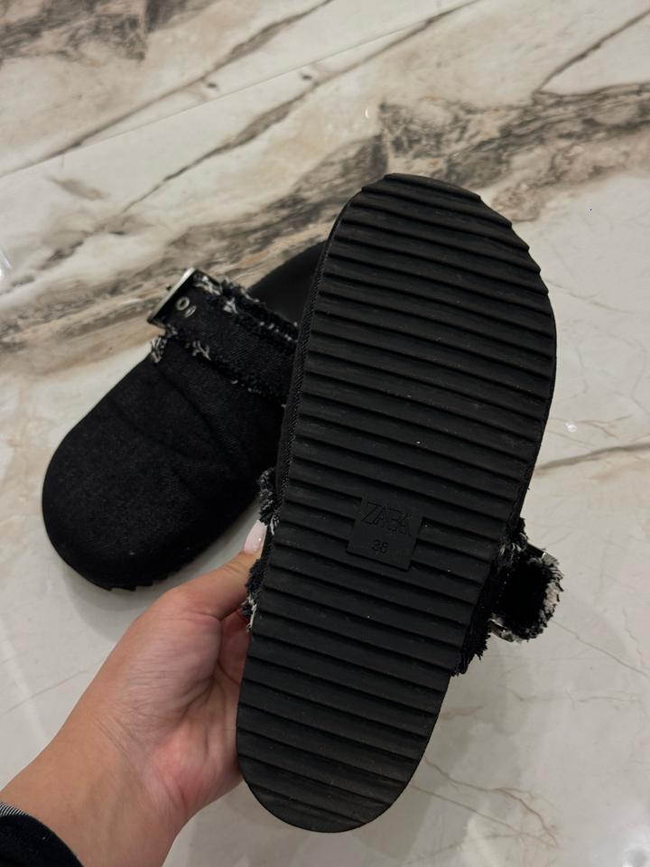 Джинсовые сабо Zara