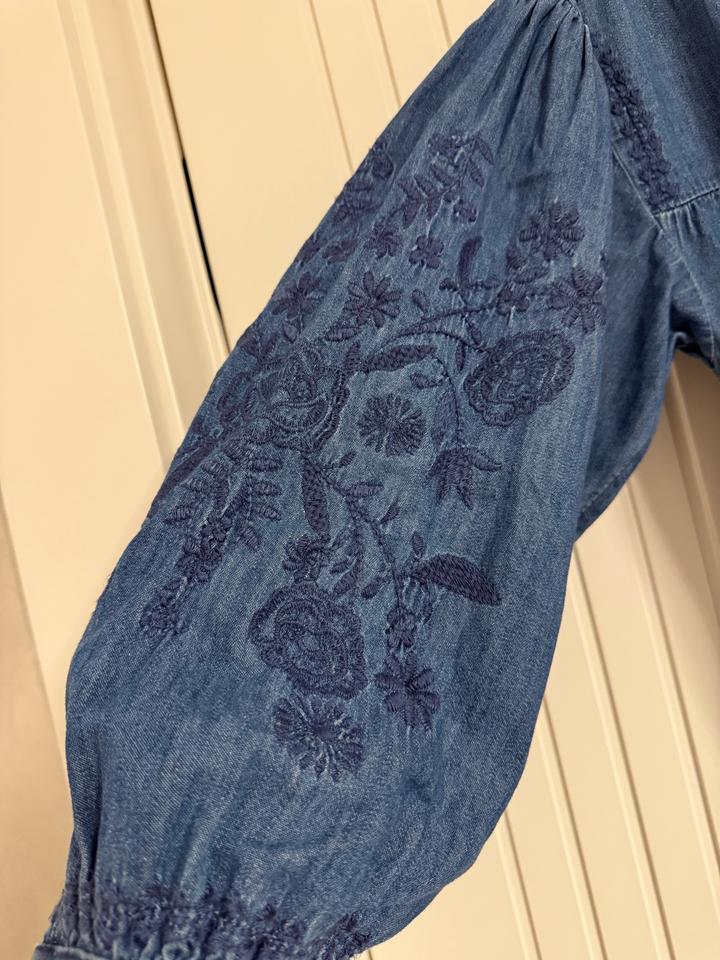 Джинсовое платье