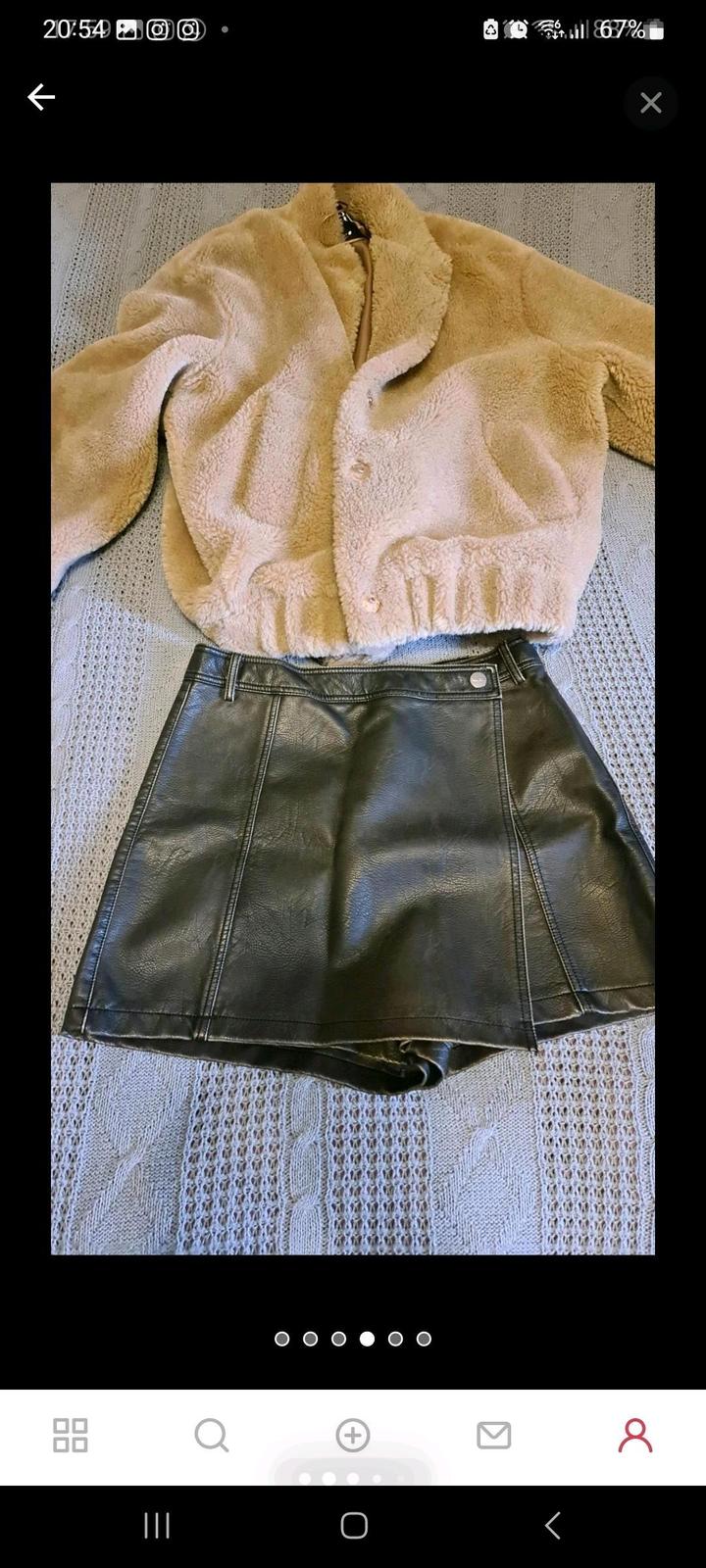 Шорты- юбка зара