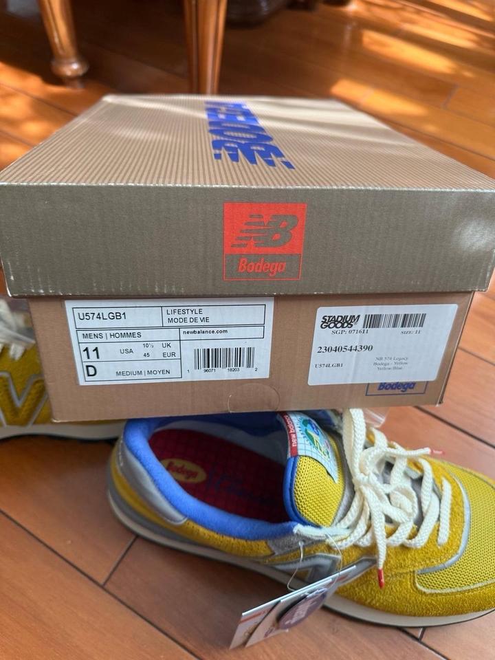 кроссовки 574 Legacy Blue из коллаборации с Bodega!