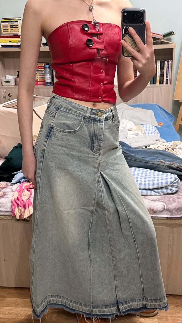 Джинсовая юбка